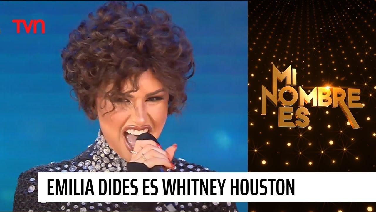 Emilia Dides emocionó al público con su tributo a Whitney Houston en 