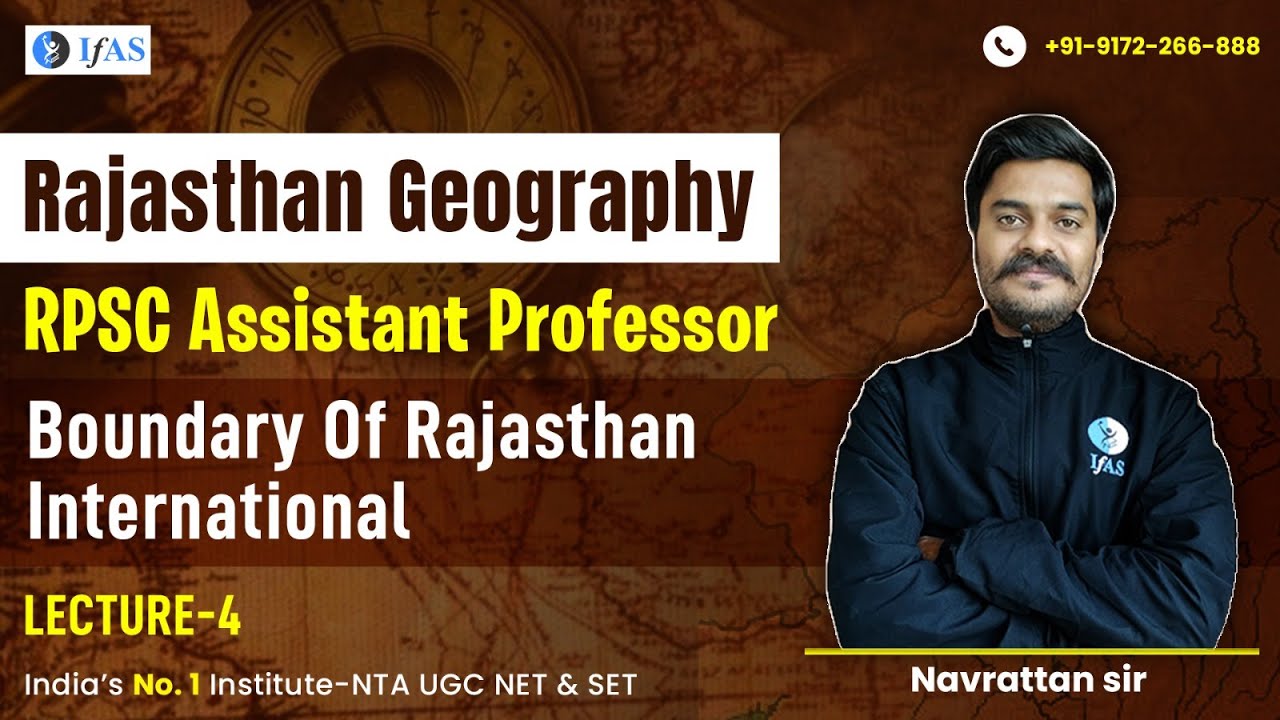 Boundary Of Rajasthan: International | Rajasthan Geography | RPSC Assistance Professor