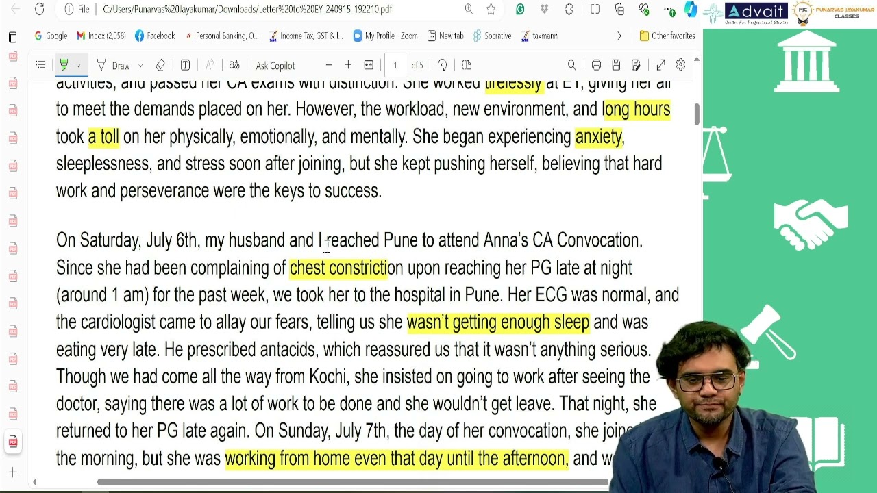 Death of a young CA | Time to End India's Toxic Work Culture
