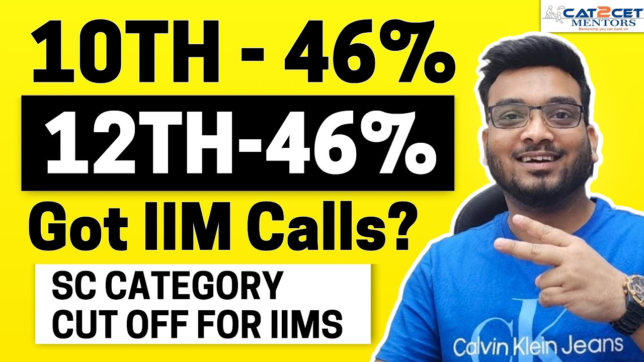 Shocking LOW CAT Cut offs for SC Category
