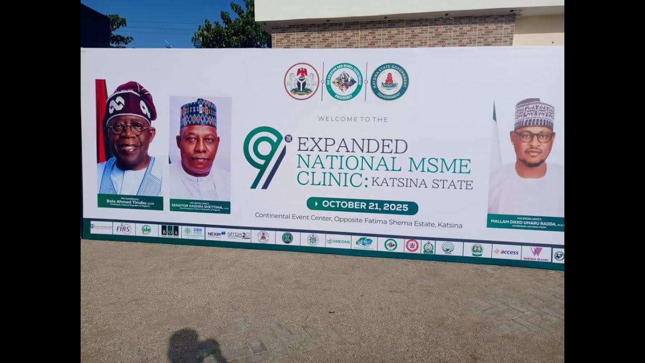 LIVE: VP Shettima Flags Off  National MSME Clinic In Katsina 
