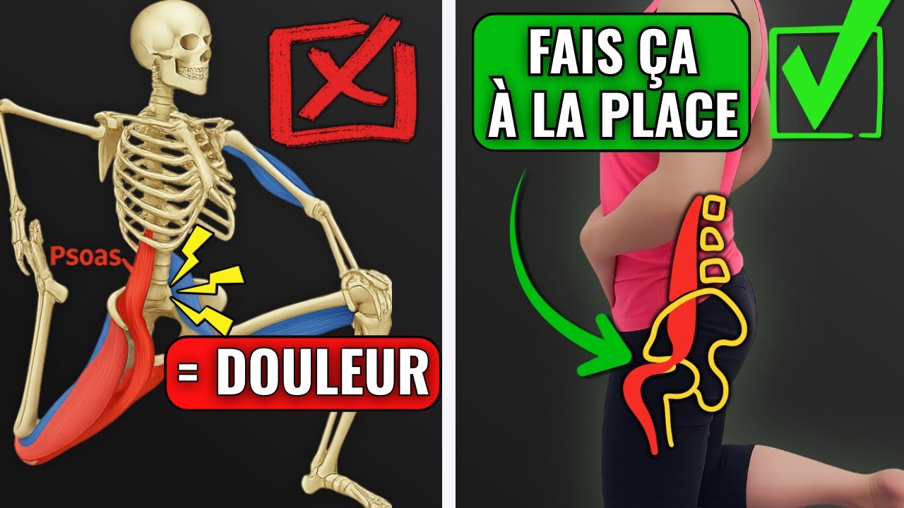 PSOAS : 3 EXERCICES auxquels personne ne s’attend (et bien plus efficaces que les étirements!)