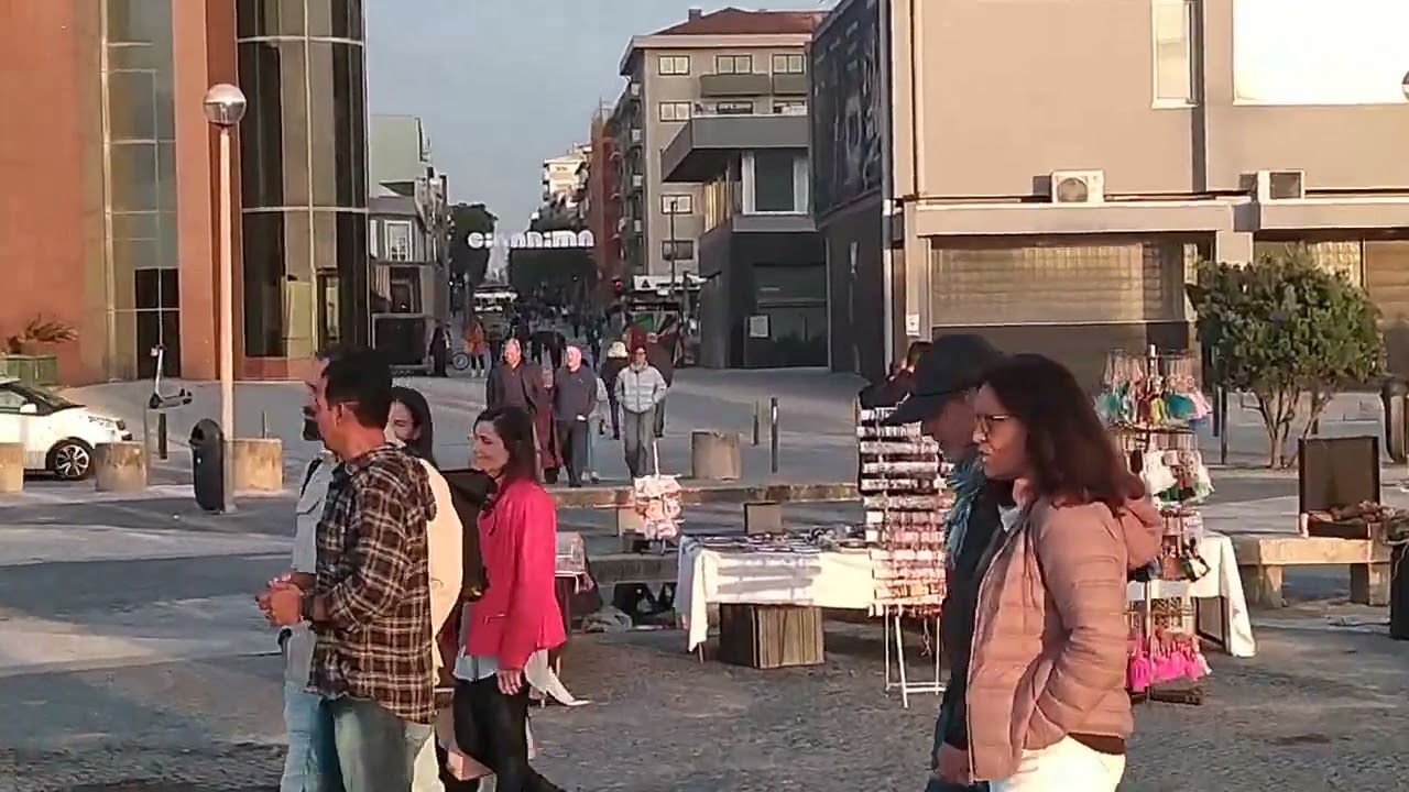 Espinho, Aveiro, Portugal. &Aacute;rea metropolitana do Porto. Final de tarde &oacute;ptimo &aacute; beira mar 