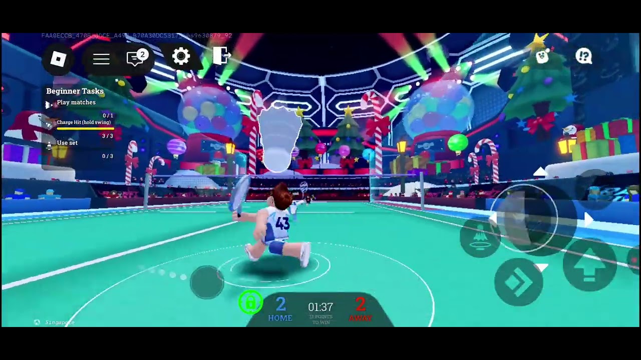 Roblox video badminton #roblox #gsmerlife #gameplay 