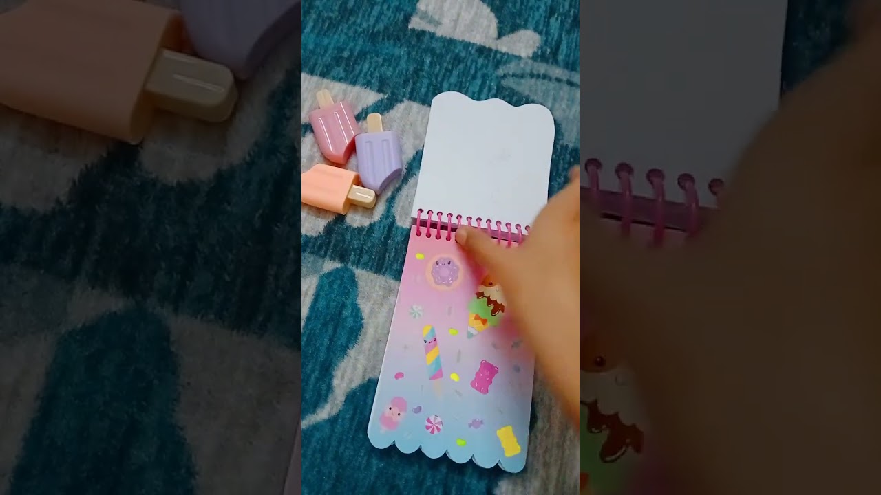 unbox new cute stationery kit