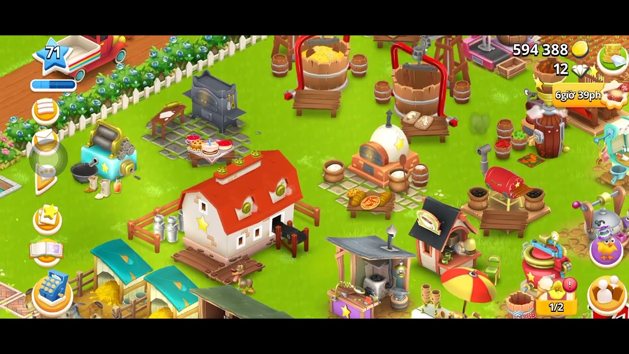 Hay Day Tập 450: Quay mới 1 buổi, nhưng dự là vào check N số buổi trong ngày để bổ sung thực phẩm