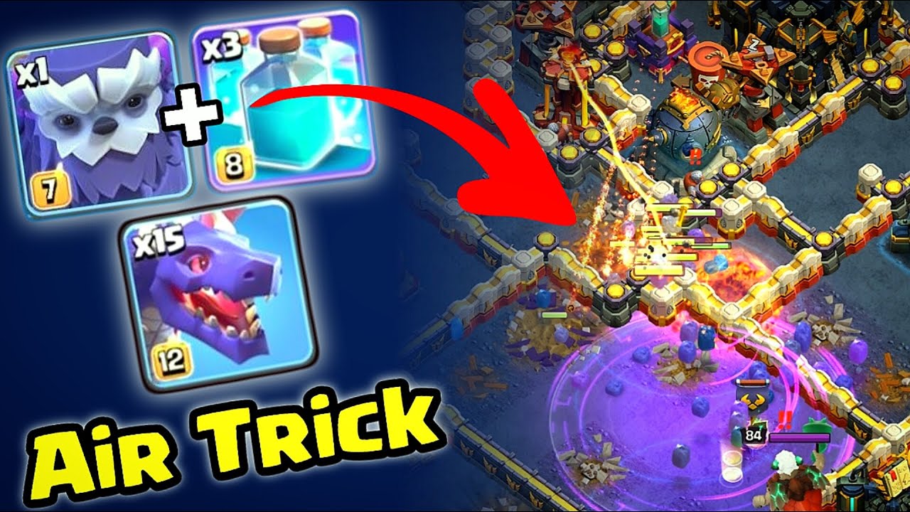 Dragon Yeti Clone Attack strategy | Best Base Choices for Attack [Clash of clan]