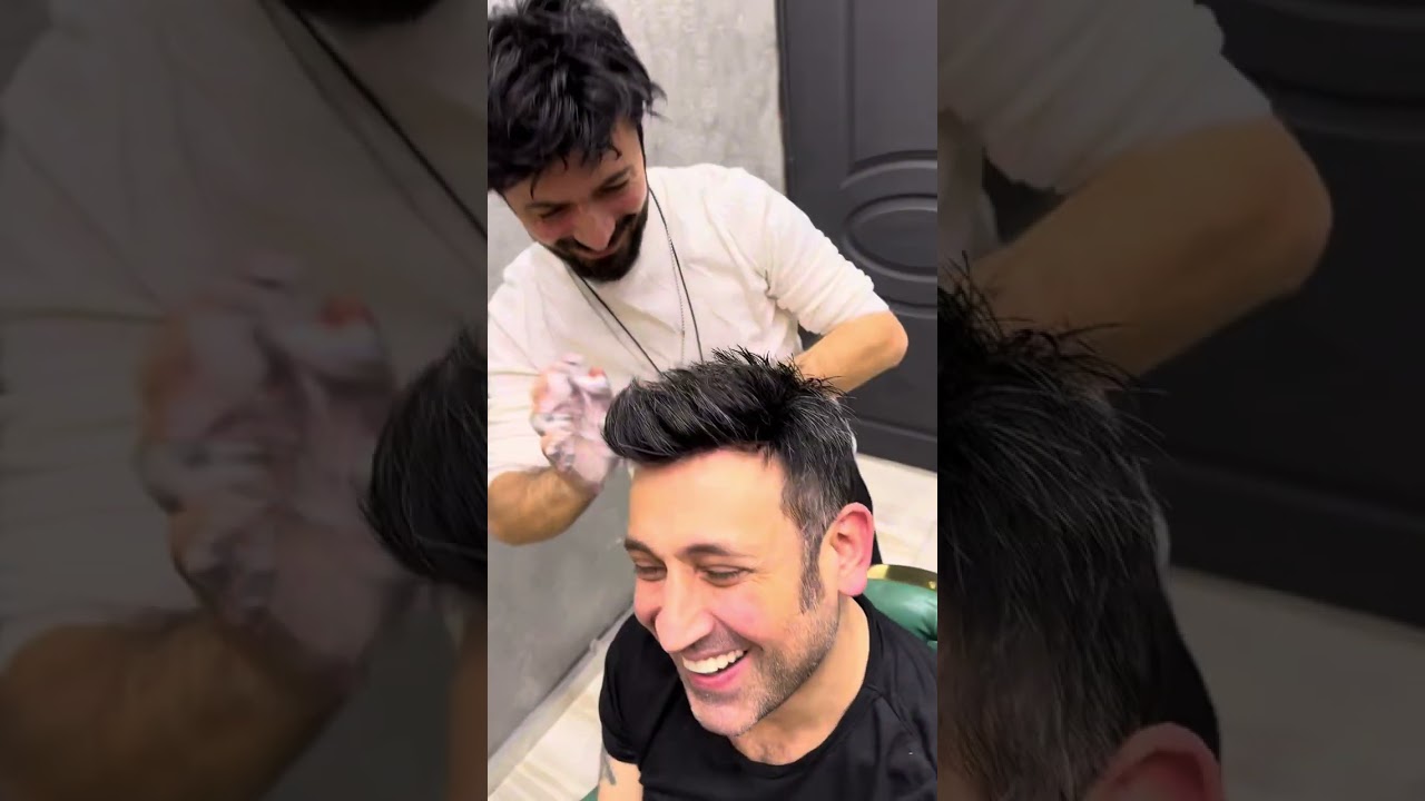 Sinan Çalışkanoğluna protez saç uygulaması yaptık