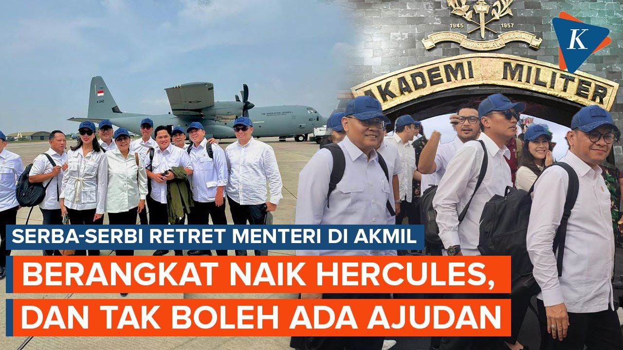 Serba-serbi Pembekalan Menteri di Akmil, dari Naik Hercules hingga Tak Boleh Ada Ajudan