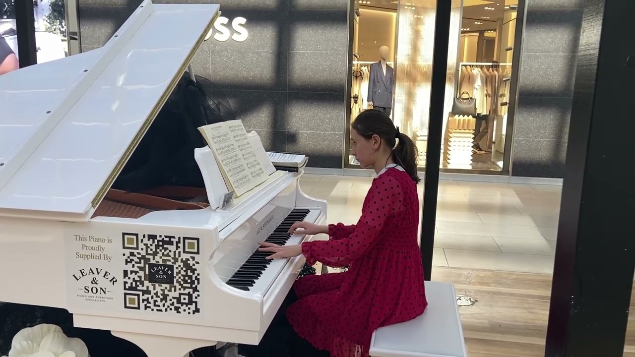 Chopin Nocturne Op 55 no 1 (again) at Burnside Shopping Centre #publicpiano #piano #classicalmusic