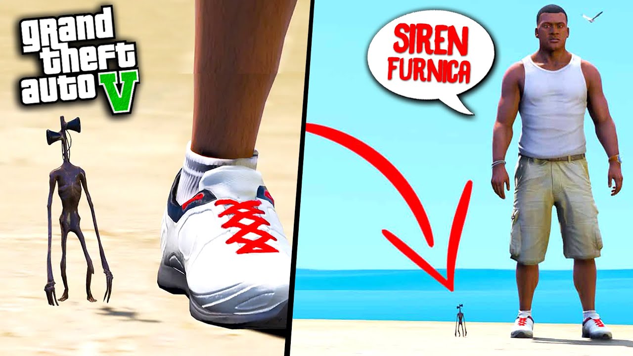 Furnica SIREN Head in GTA 5 ! INCREDIBIL