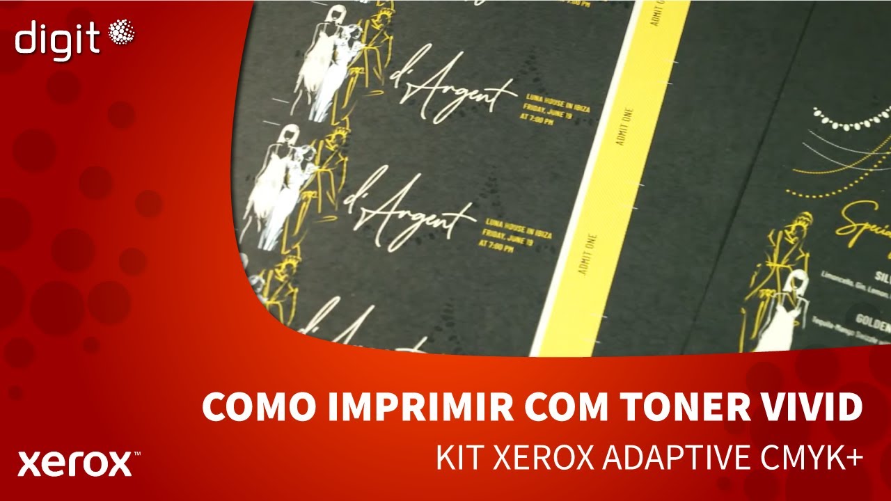 Como imprimir com toner Vivid | Kit Xerox Adaptive CMYK+