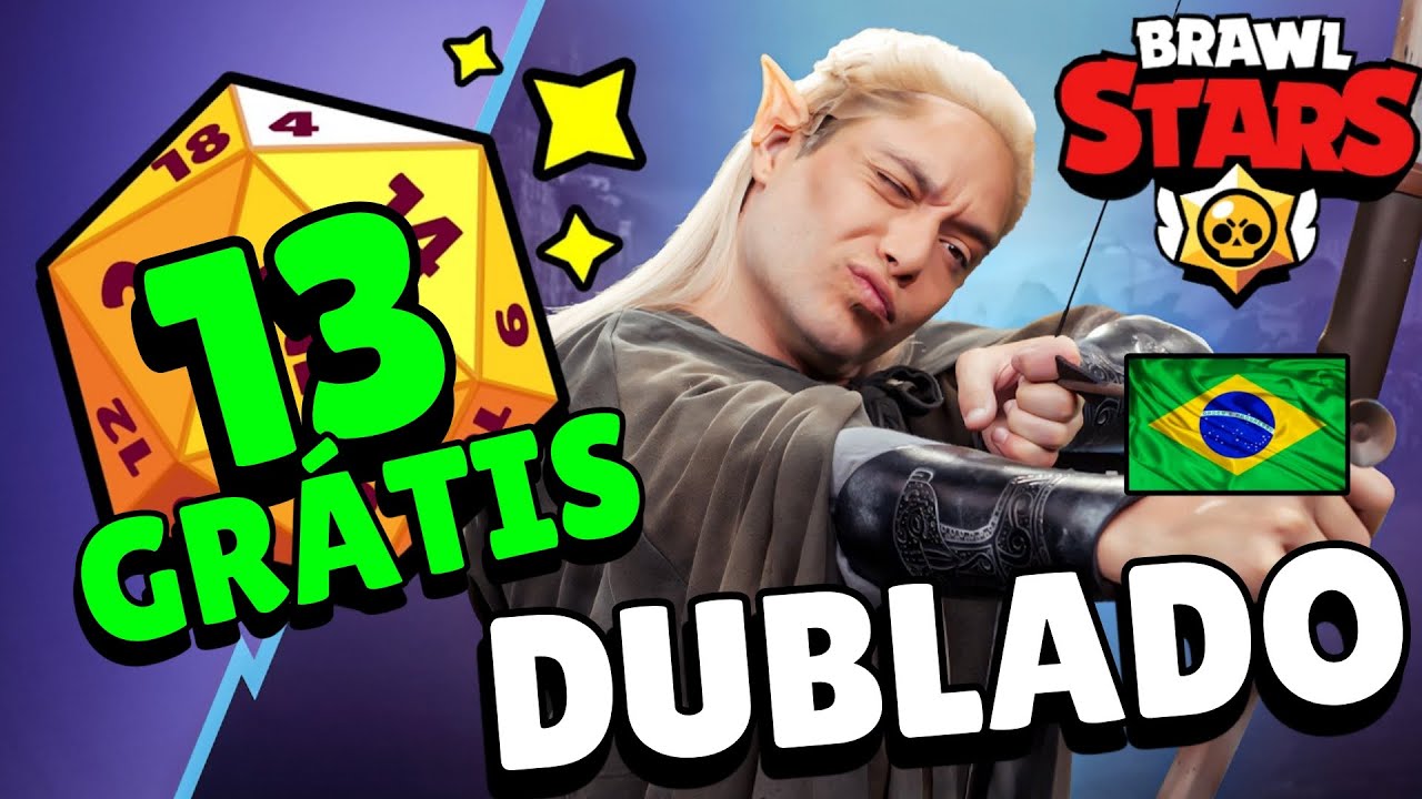 13 INCRÍVEIS RECOMPENSAS DE GRAÇA no BRAWL STARS - DUBLADO em PT BR