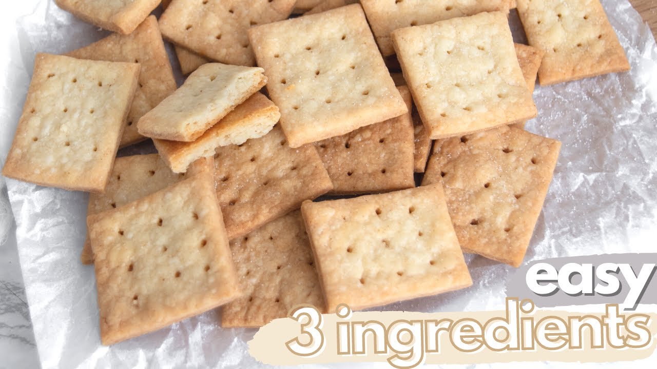 How to Make Homemade Crackers with Cream cheese | 3 INGREDIENTS-ONLY | (Quick & Easy)