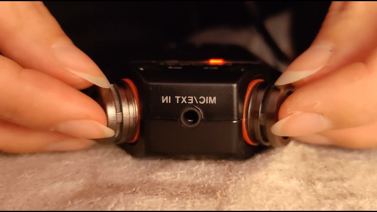 Tascam Triggers ASMR - Tapping, scratching, mic touching, ear cleaning and MORE (No talking)