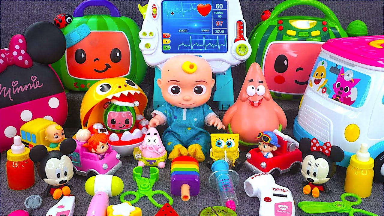 67 Minutes Satisfying with Unboxing COCOMELON Doctor Toys,  Ambulance Playset Collection ASMR