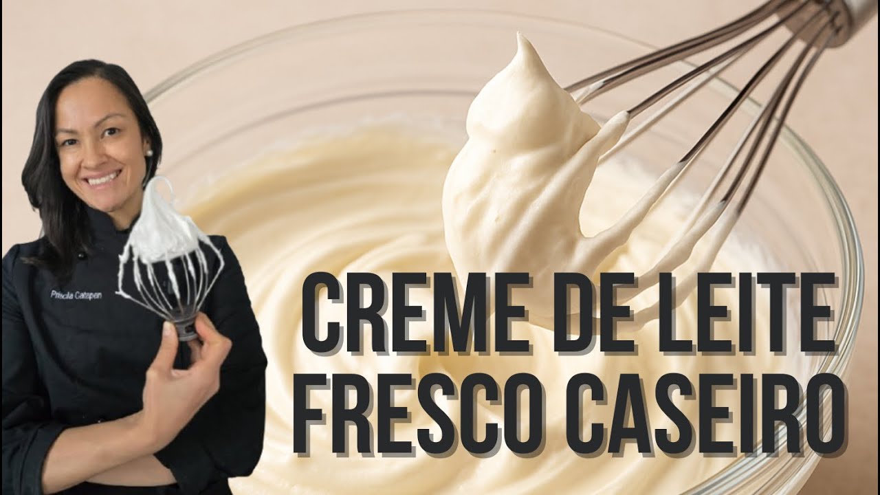 Creme de Leite Fresco Caseiro com Nata: Receita Rápida, Econômica e Perfeita para Chantilly!