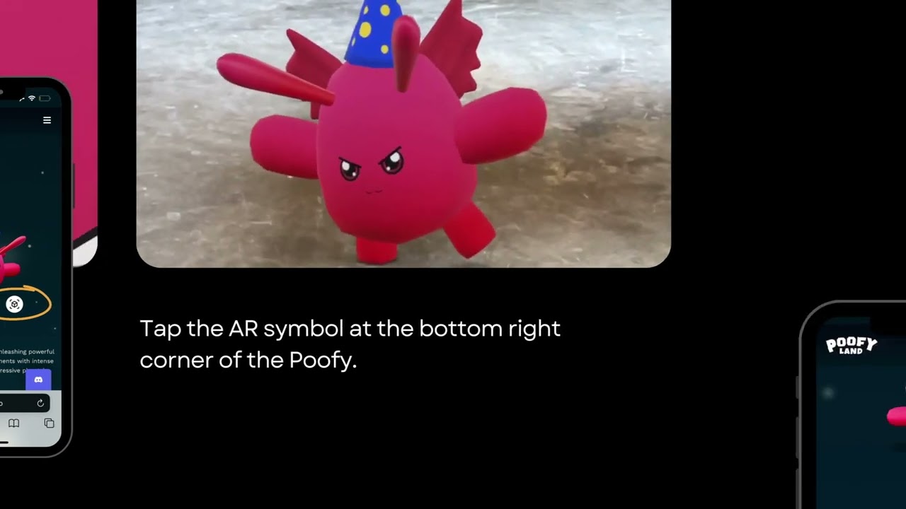 How to use POOFYLAND's Augmented Reality (AR) - NFT Game 2023