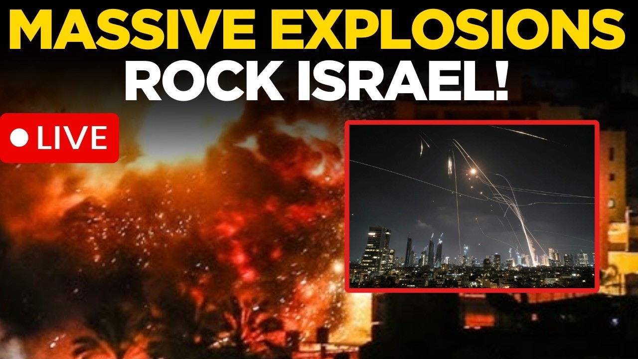 Iran Strikes Israel LIVE: Tel Aviv On Fire! | Multiple Missile Attack On Israel | Iran-israel War
