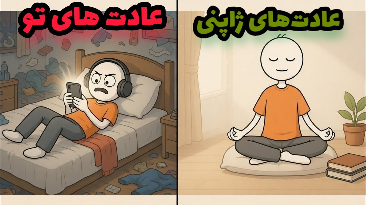 ۸ عادت کوچیک اما کاربردی که زندگیتو واسه همیشه تغییر میده.