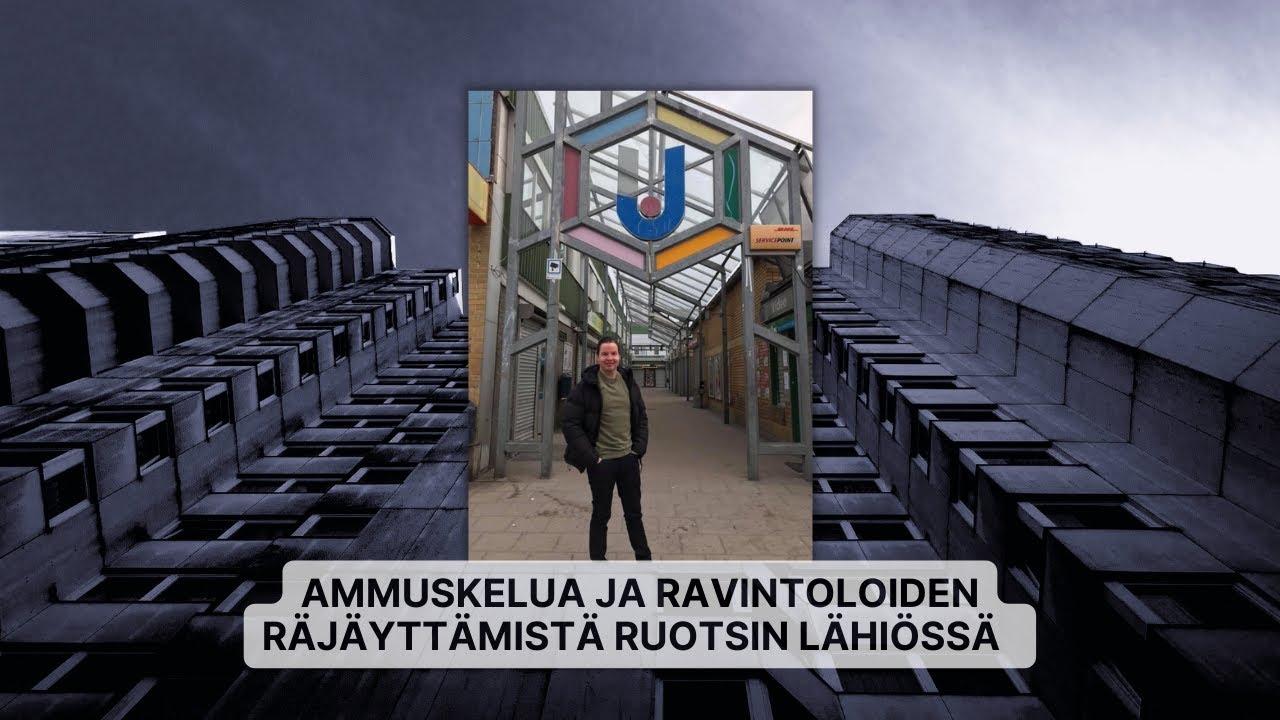 Janne Raninen palaa lapsuuden maisemiin Jordbroon. Ammuskelua ja ravintoloiden r&auml;j&auml;ytt&auml;mist&auml;.