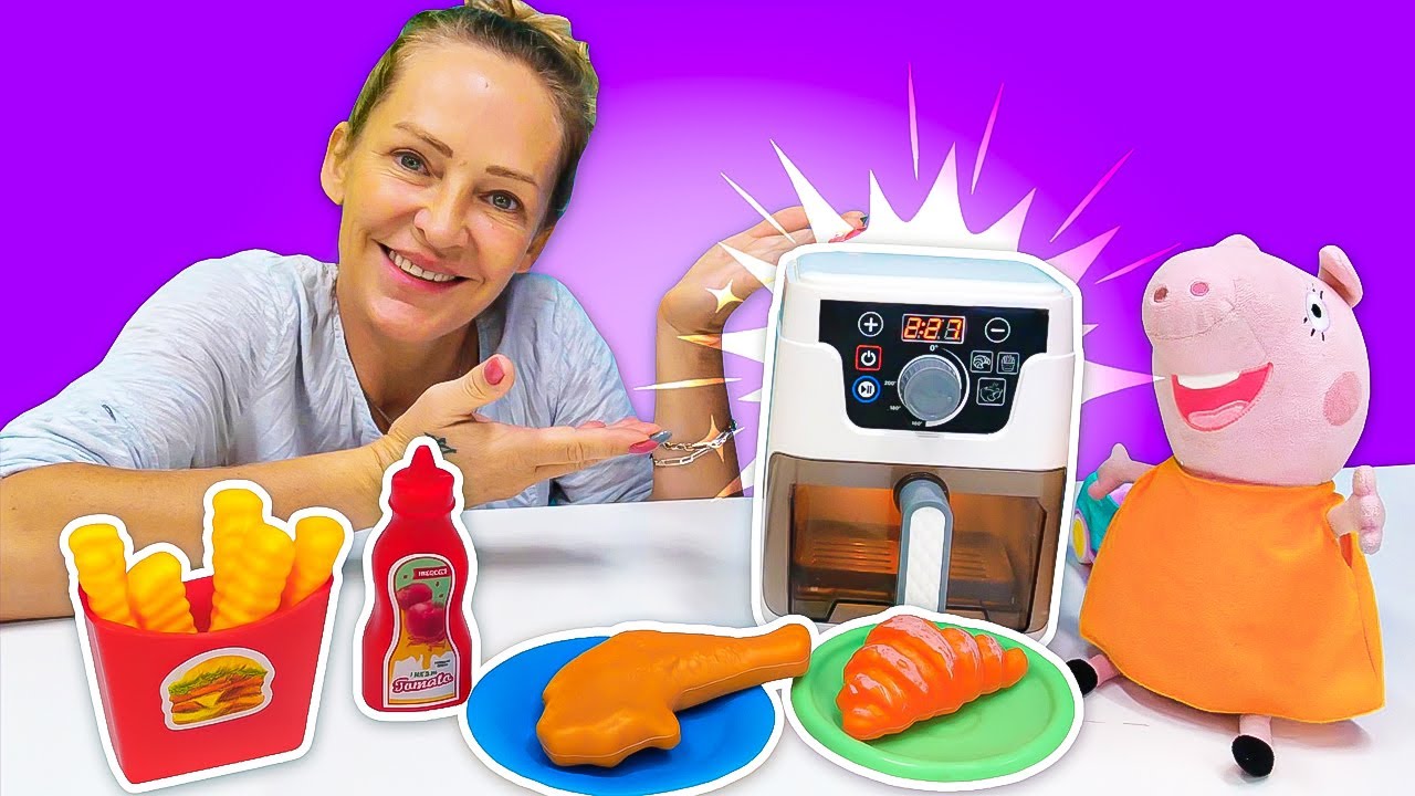 Mama Wutz testet den neuen Aerogrill 🍟 Spiel und Kochen mit Nicole