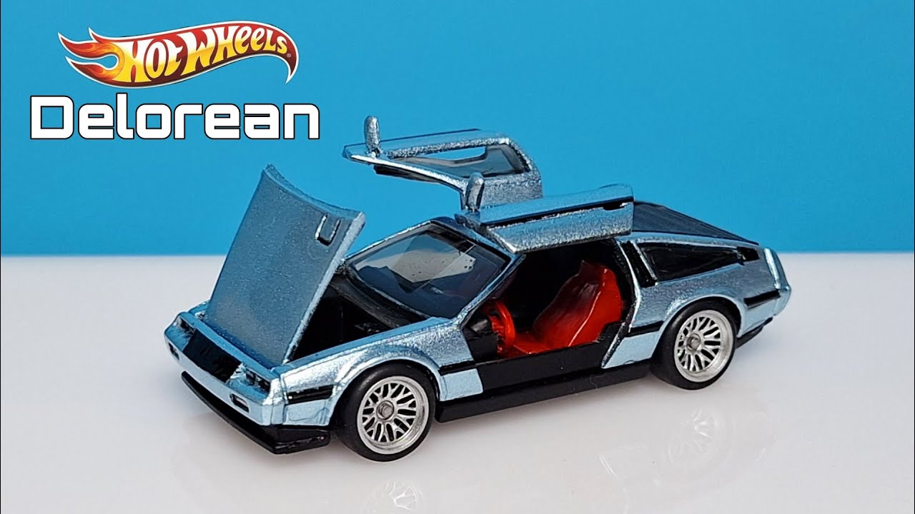 custom hot wheels delorean opening parts
