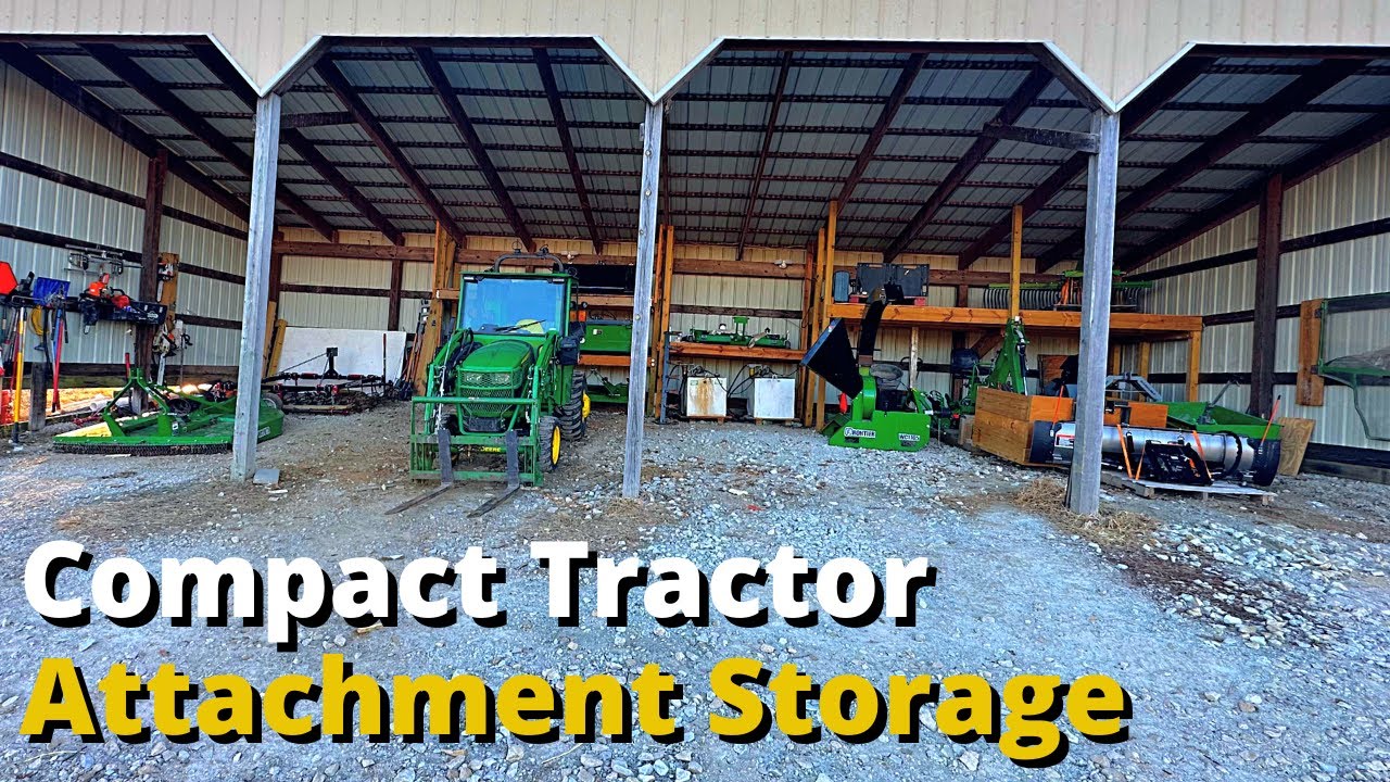 Turn Your Shed into the Perfect Tractor Attachment Storage Space ￼
