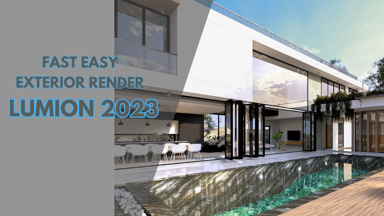 Get Stunning Lumion Exterior Results in Just 20 Minutes #LUMION2024 #lumion2023 #lumion