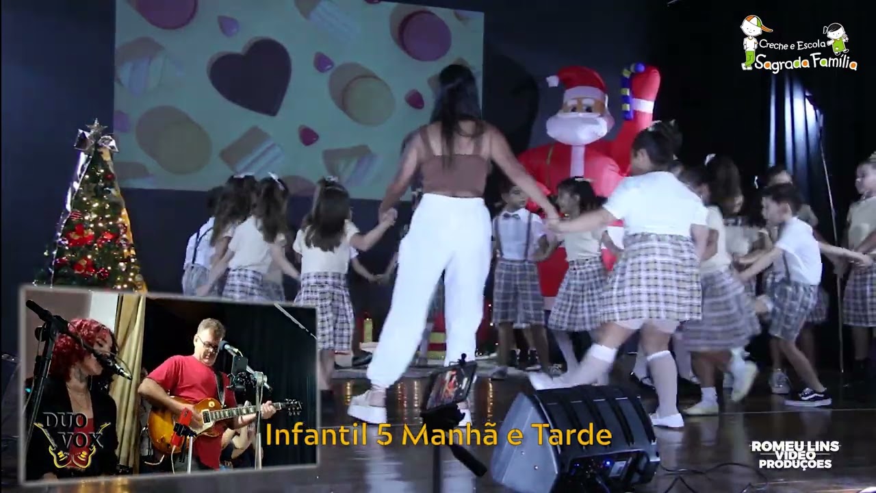 É de chocolate (Xuxa) - Infantil 5 Tarde - canta Iviih Cabral (Duo Vox)