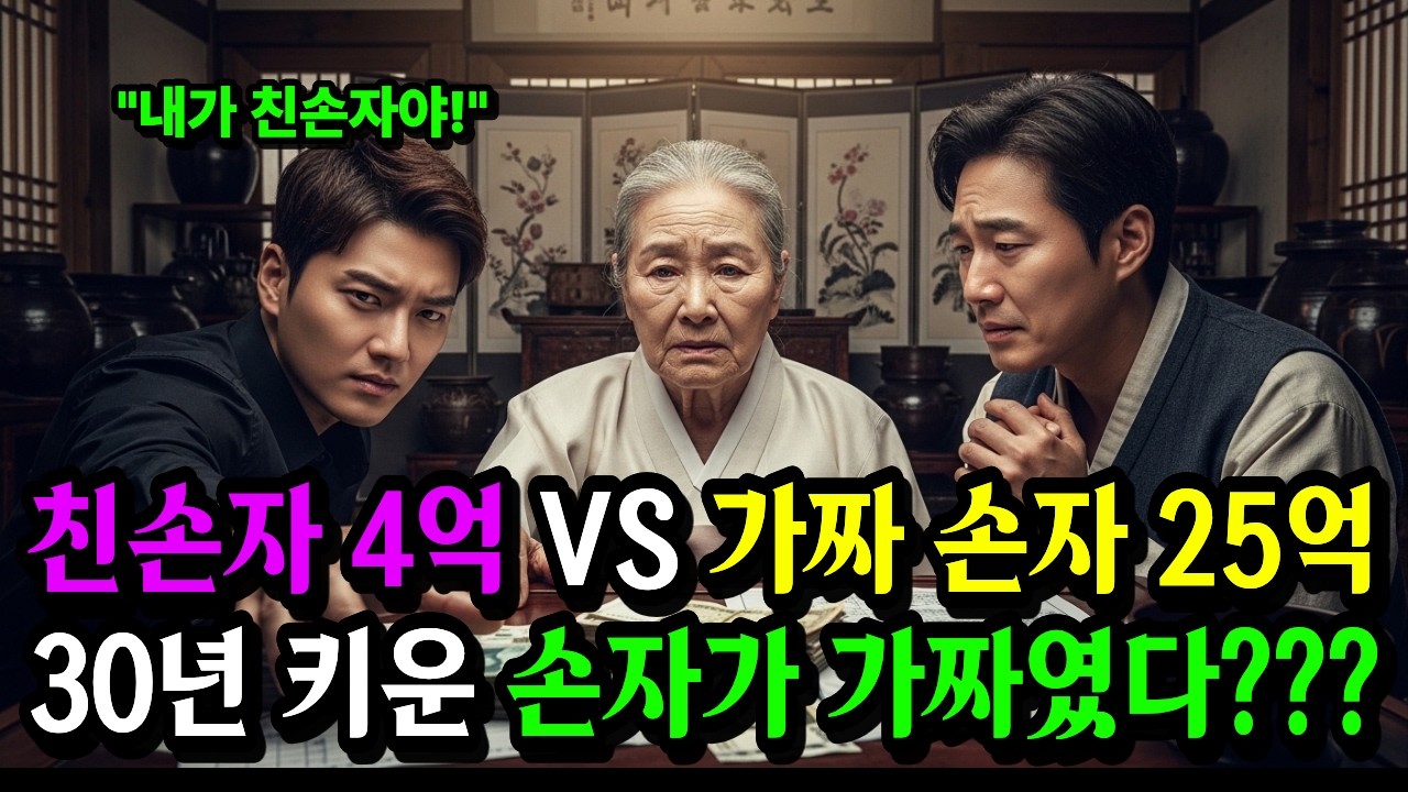 30년 키운 손자가 친손자가 아니었다 | 할머니 유산 30억의 주인은?