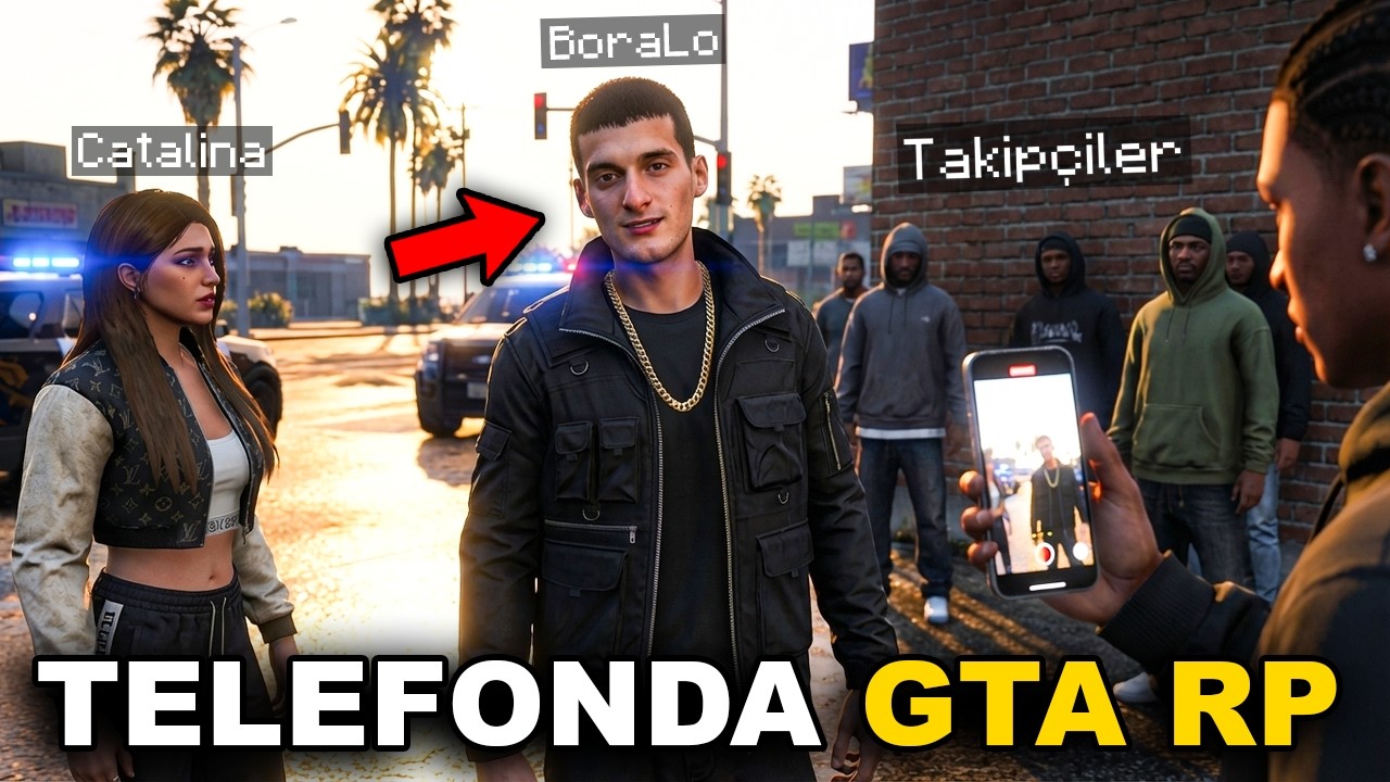 TAKİP&Ccedil;İLERLE TELEFONDA GTA RP GER&Ccedil;EK HAYAT OYNADIK