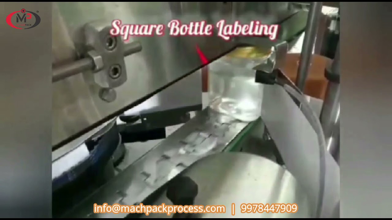Labeling Machine - Square Bottle Labeling - Flat Bottle Labeling - Pharma Bottle Labeling Machine