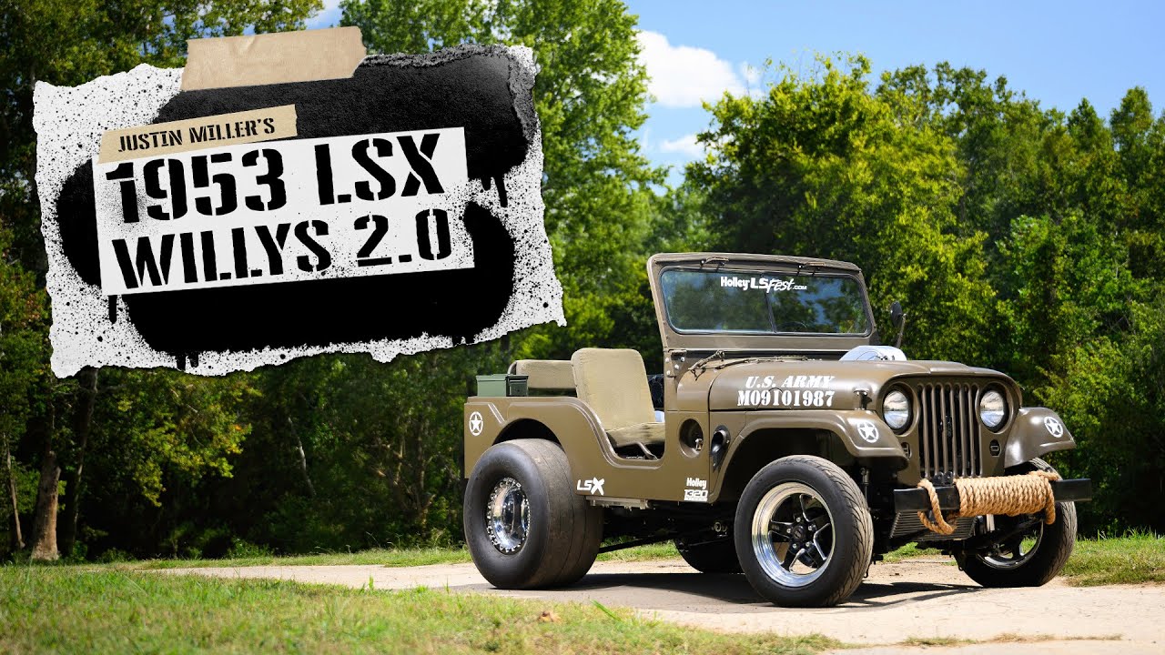 От винтажа до экстремального: джип Willys с двухтурбинным двигателем LSX мощностью 1000 л.с.