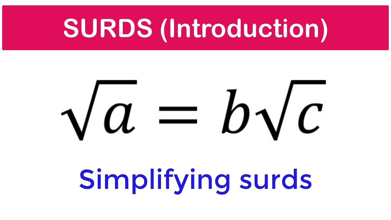 Addition and Subtractions of Surds - Simplifying Surds | SHS 1 CORE MATH