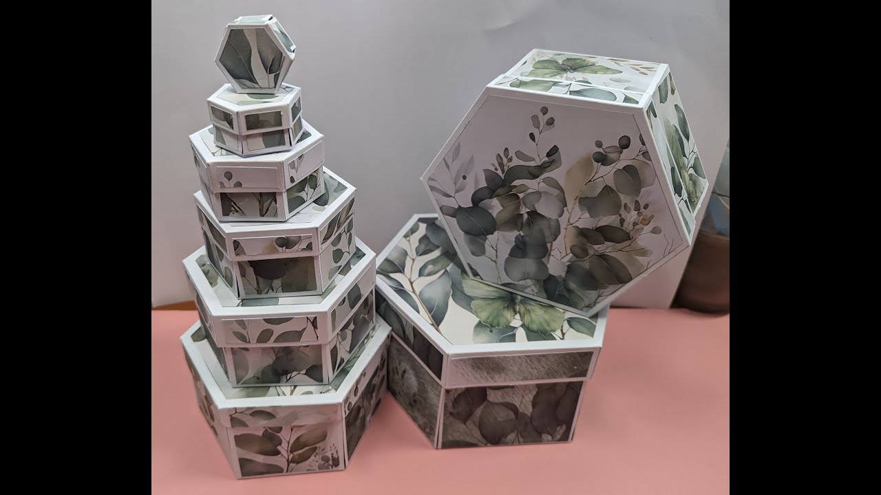 Mega coole Explosions - Hexagon  Box basteln