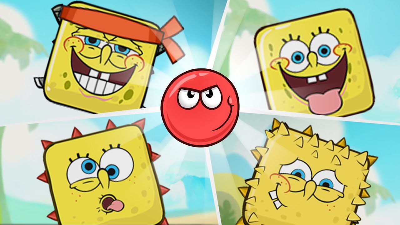Red Ball 4 Fusion Battle | Red Ball Vs All Boss (5 SpongeBob Boss)