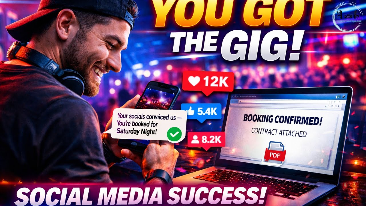 How much does social media help with getting bookings as a DJ?