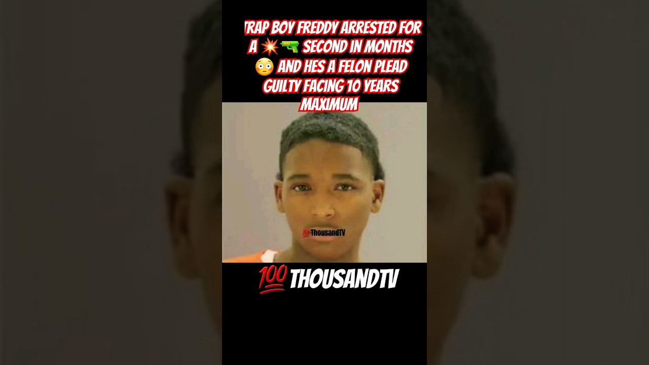 TRAP BOY FREDDY ARRESTED another Gun Charge 10 years max