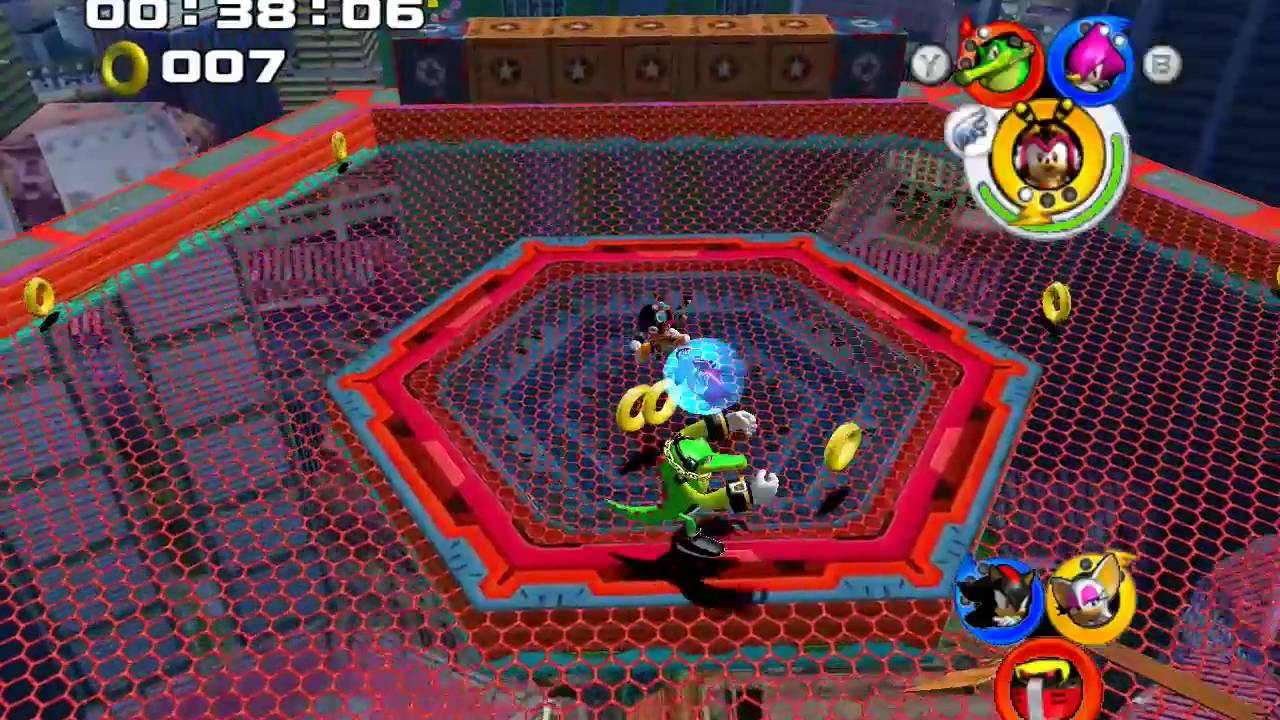 Sonic Heroes (PC) - Team Chaotix | Vs. Team Dark