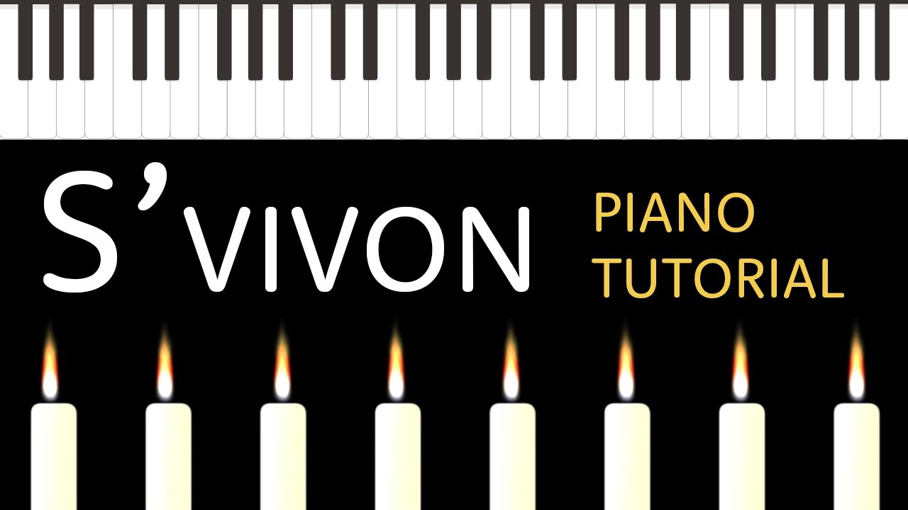 How to Play S'vivon (traditional Hanukkah song) - Easy Piano Version