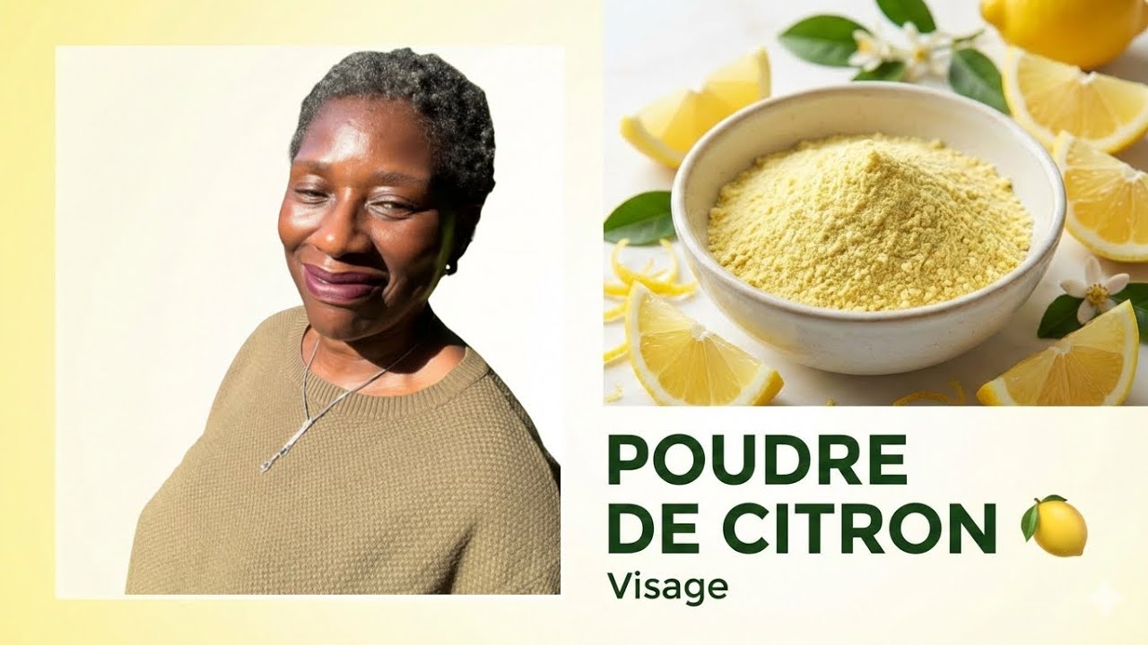 Poudre de citron sur le visage ,bienfaits et PRECAUTIONS