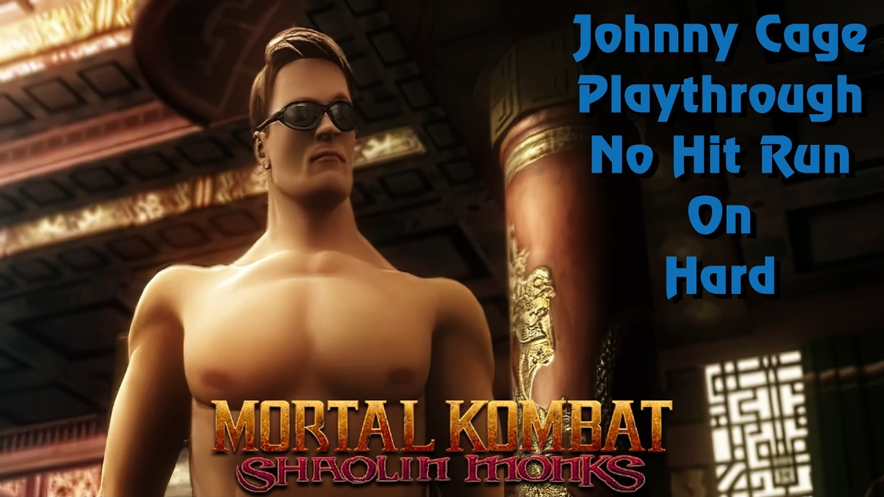 Ultimate Mortal Kombat Shaolin Monks - Johnny Cage Playthrough on Hard (Not Hit Run)