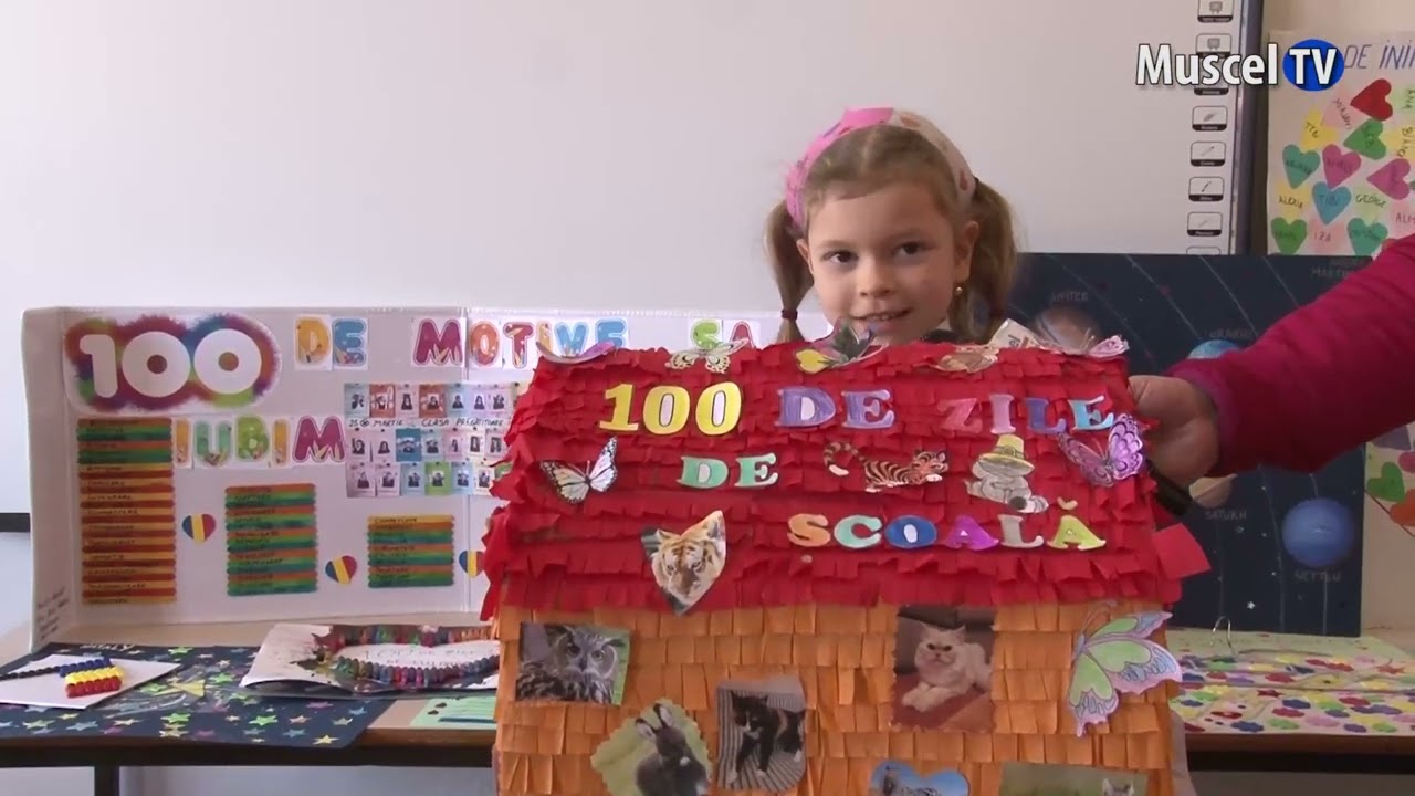 Jurnal MUSCEL TV 25.03.2022 100 zile de școală la Școala Gimnazială „Sf. Iacob”
