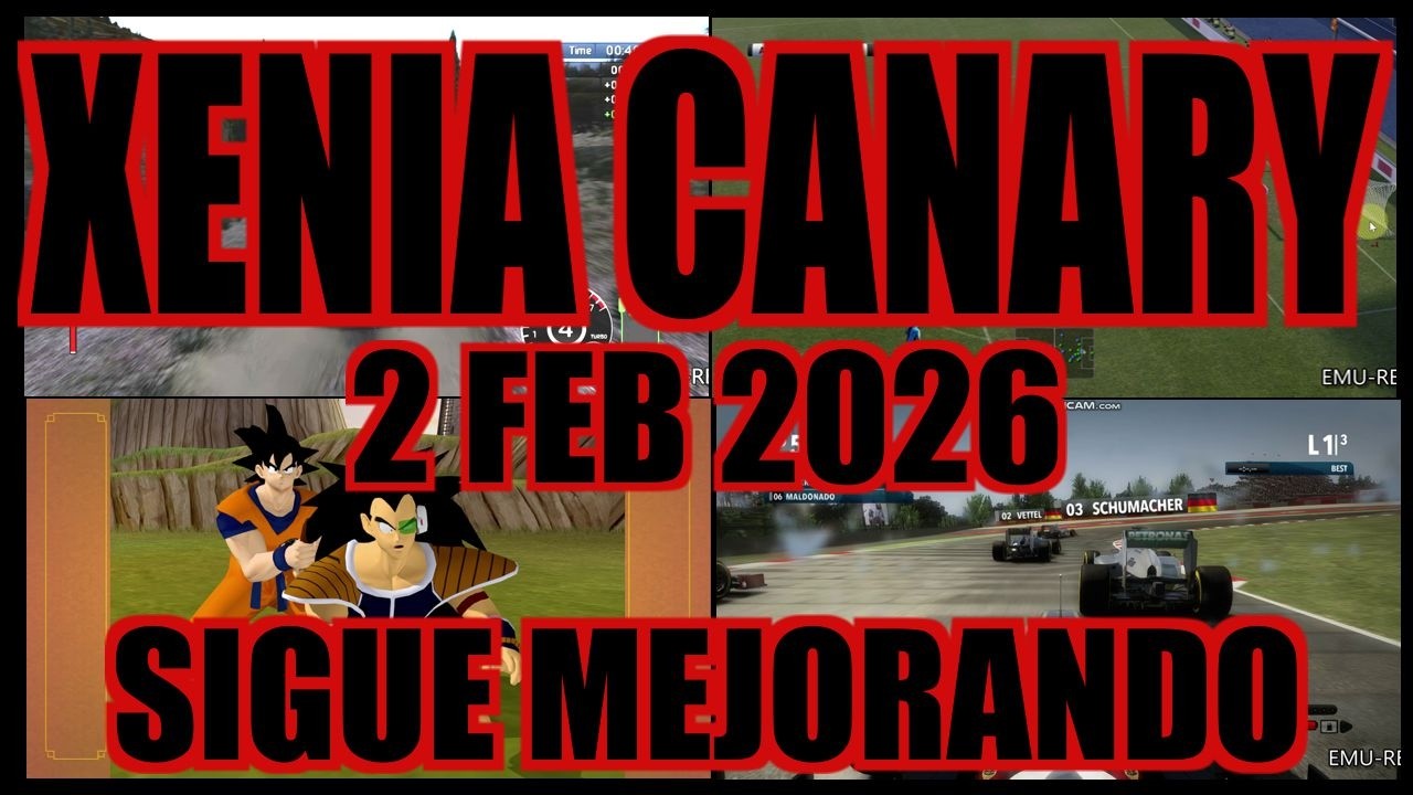 XENIA CANARY NUEVA VERSION SIGUE MEJORANDO