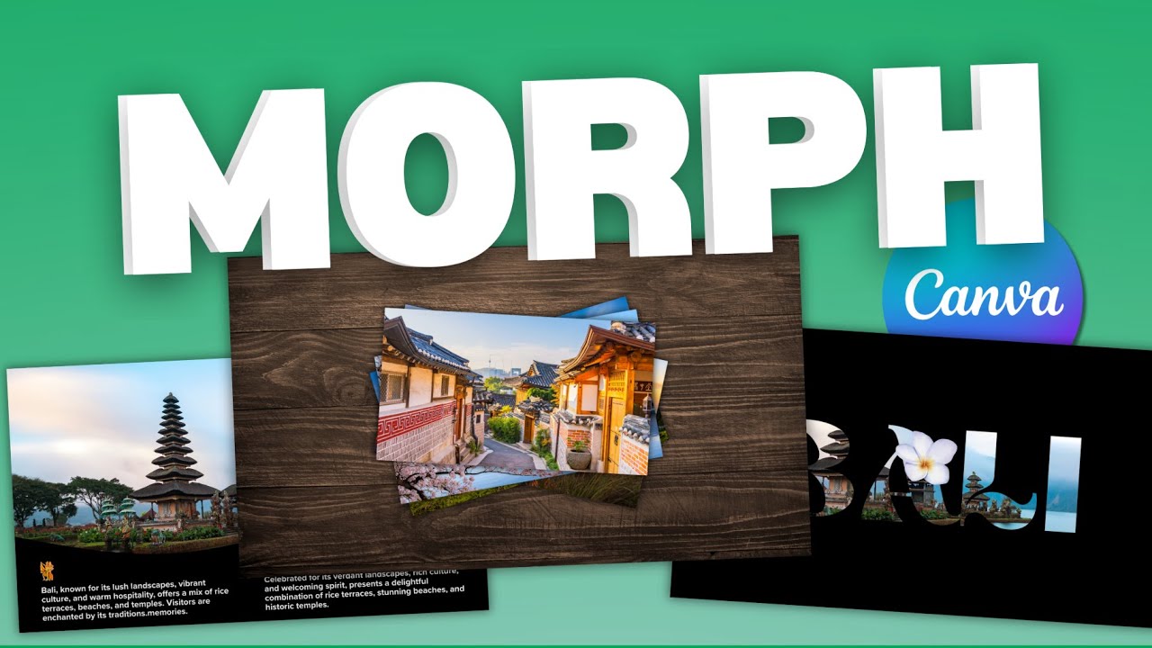 Как использовать переходы «Морфинг» в Canva | 2 креативных способа анимации презентаций, которые ...