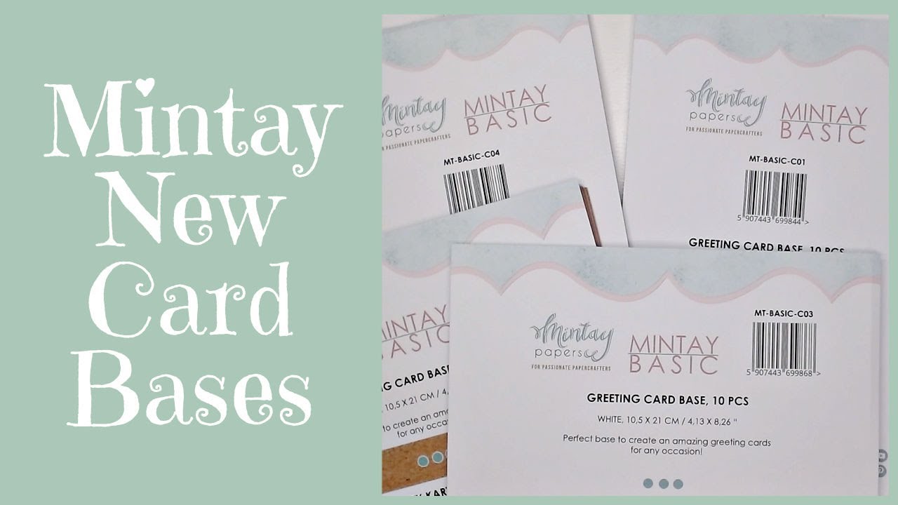 Mintay Card Bases ~ Brand New Product!