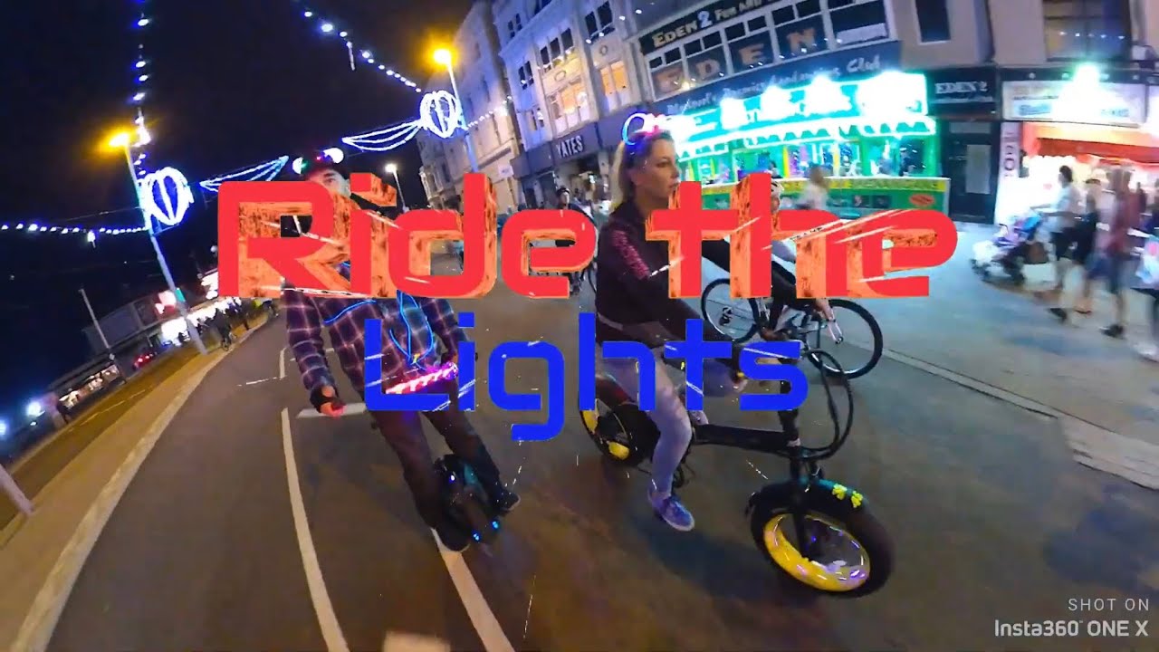 Blackpool ride the lights 2019 night ride