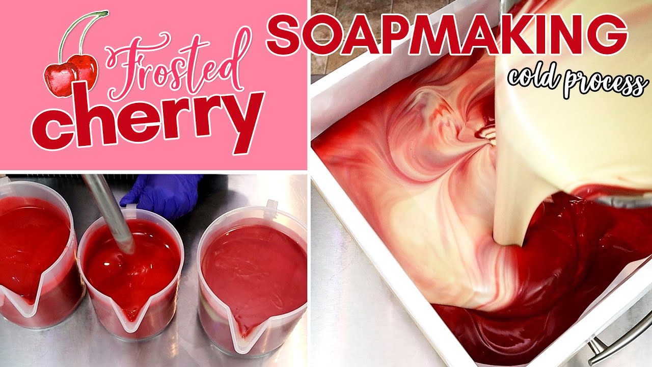 Мыловарение с замороженной вишней | MO River Soap