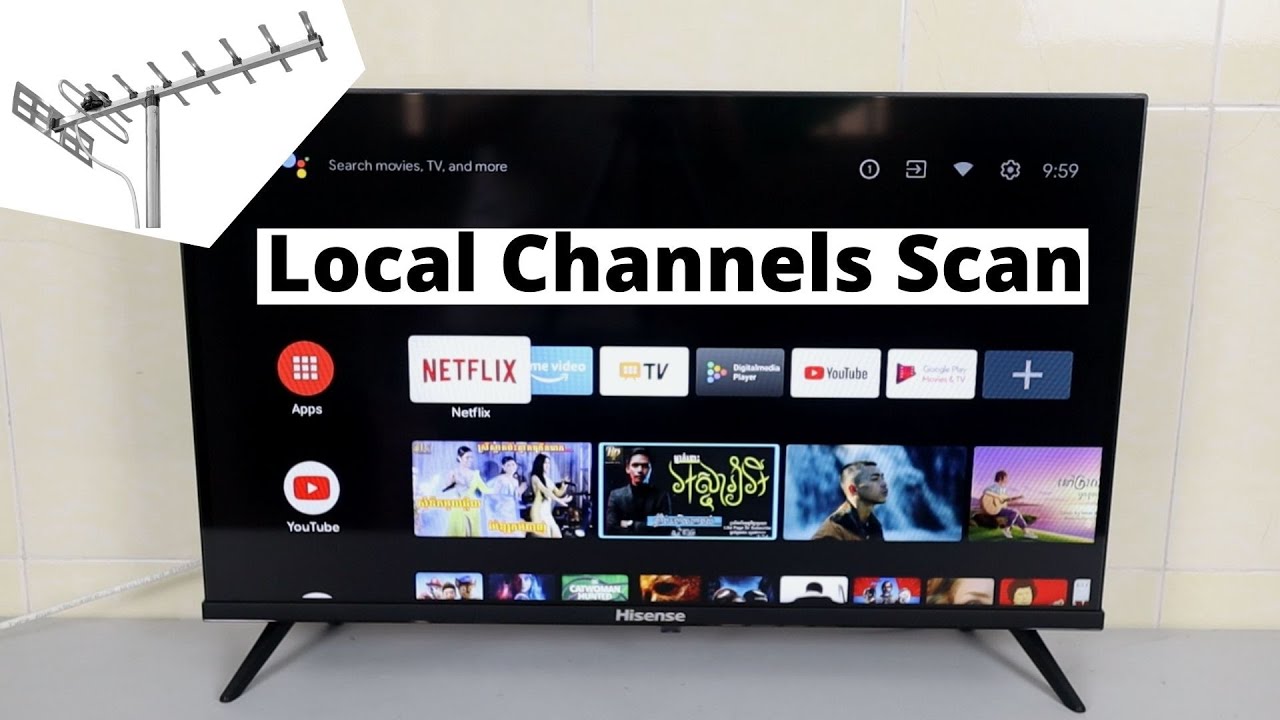 Как сканировать местные каналы на Hisense Android Smart TV
